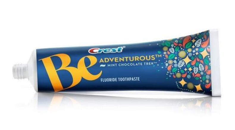 Crest's new bold-flavored toothpaste