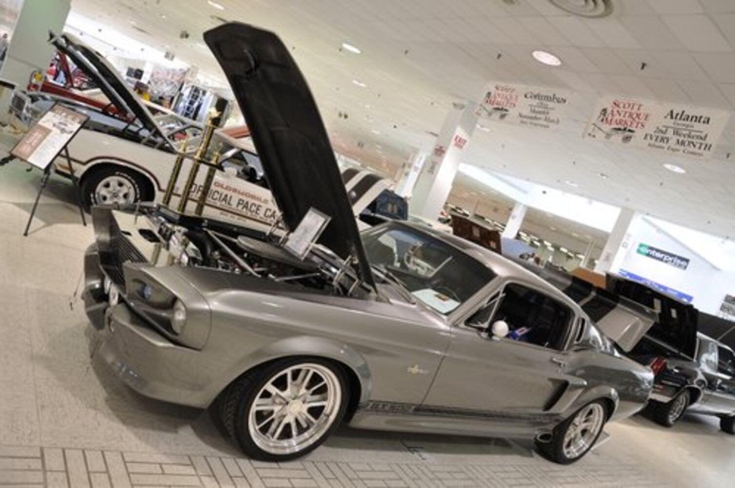 Cars on display at Cops and Rodders show