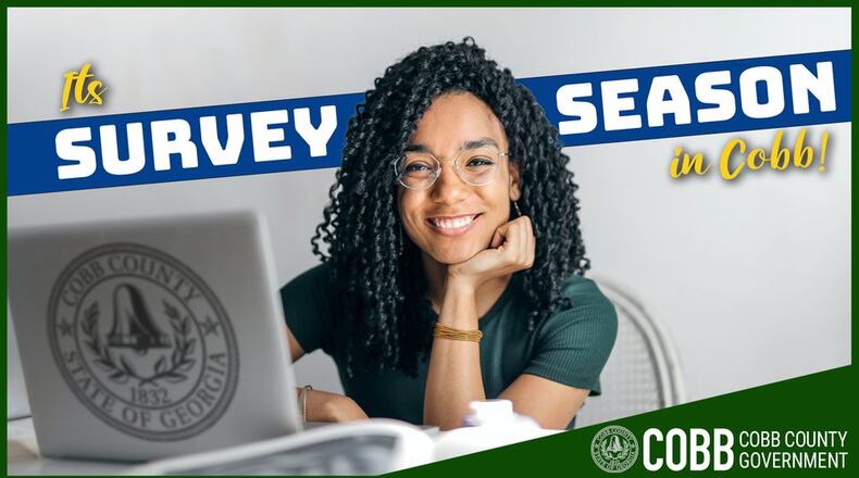 Cobb surveys cover a variety of topics, with responses to two of the surveys due by Jan. 20. (Courtesy of Cobb County)