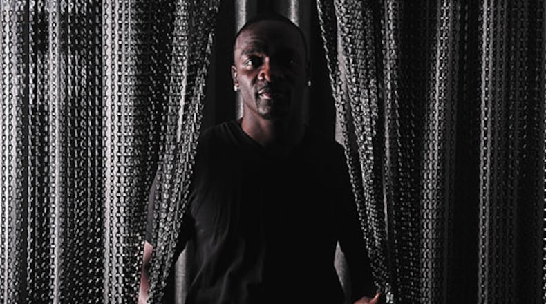 Atlanta rapper, singer and music producer Akon became a victim of slider theft when his Range Rover was stolen from a Buckhead gas station Monday night.