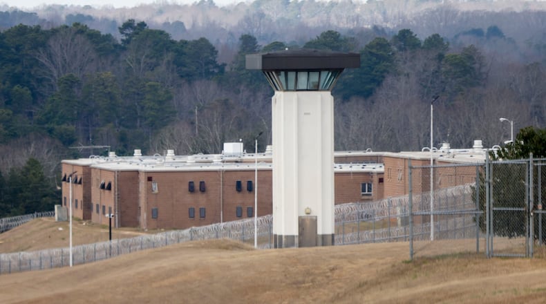 The Phillips State Prison in Gwinnett County. (Jason Getz/Atlanta Journal-Constitution)