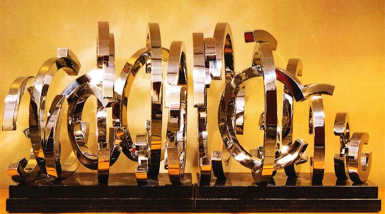 An example of a modern art piece by Gregory Johnson. Cherokee County is paying the Cumming artist $30,000 to create an original public sculpture for Patriots Park. GREGORY JOHNSON