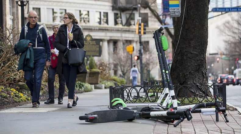 Two Atlanta City Council members will hold a town hall meeting on e-scooters Aug. 26.