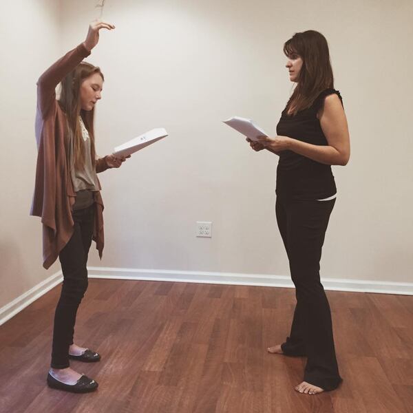 Kelly Young-Silva (right) is an acting coach. (Courtesy of Diego Silva Acevedo and Kelly Young-Silva)