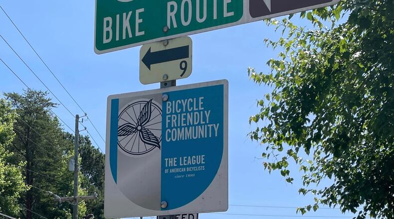 The League of American Bicyclists have once again recognized Alpharetta as a Bicycle Friendly Community. (Courtesy Bike Alpharetta)