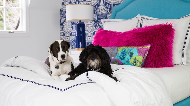 Interior designer Jenna Gross uses lots of punchy colors in her interior design.
(Courtesy of Colordrunk Designs)