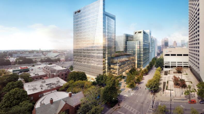 A rendering of Norfolk Southern's new Atlanta headquarters.