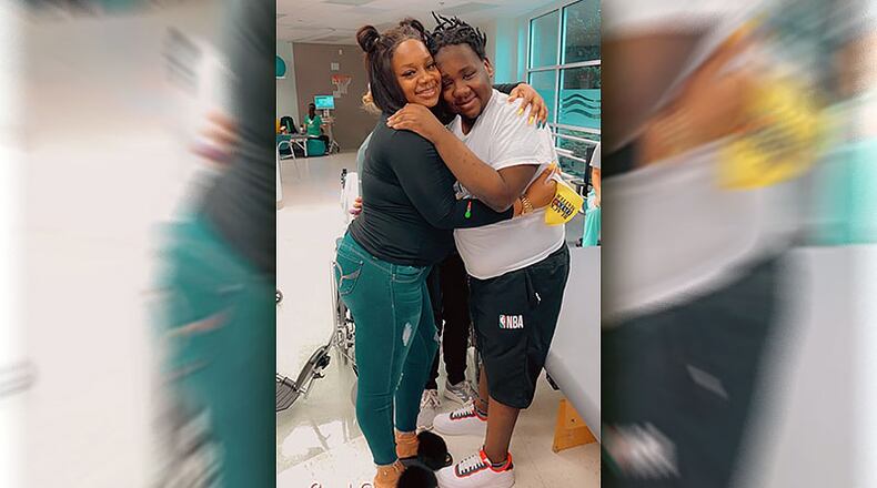 Jy'Merius Glynn has been hospitalized at Children's Healthcare of Atlanta for several weeks. He is getting better.
Contributed