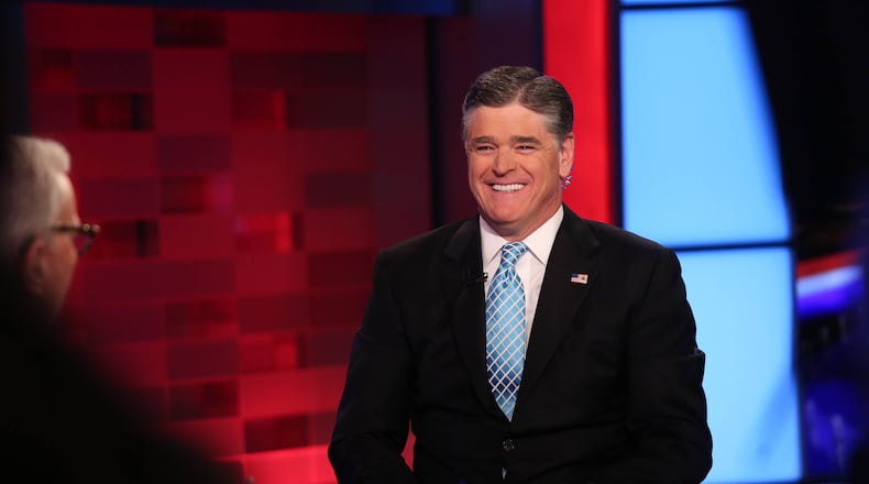 NEW YORK, NY - MAY 11: Sean Hannity appears on FOX News Channel's "Hannity" at FOX Studios on May 11, 2015 in New York City. (Photo by Rob Kim/Getty Images)