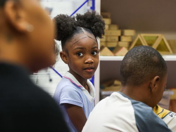 About 53% of the state’s 4-year-olds, or about 70,500, are enrolled in a state-funded pre-K program (Abbey Cutrer/AJC)