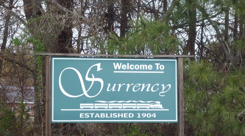 The town of Surrency was once know for a haunted house.