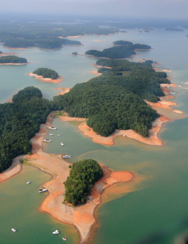 A shallow Lake Lanier can be hazardous