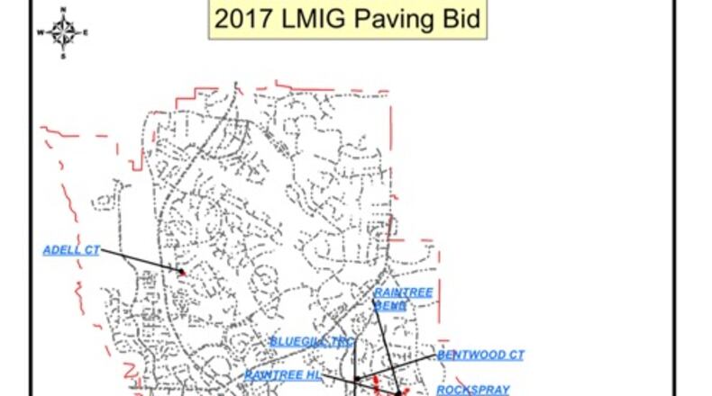 Peachtree City will repave approximately 18 neighborhood streets this summer. Courtesy Peachtree City