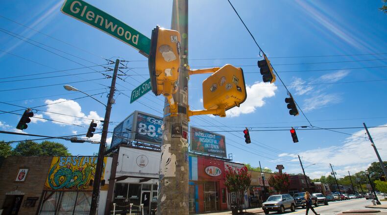 East Atlanta Village is centered around the intersection of Flat Shoals Road and Glenwood Avenue just south of I-20. The village is an eclectic mix of art, commerce, restaurants and a loyal group of residents and store owners. (Jenni Girtman / Atlanta Event Photography)