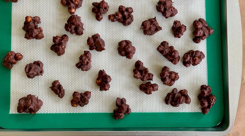 Treat yourself with guilt-free chocolate clusters. CONTRIBUTED BY KELLIE HYNES