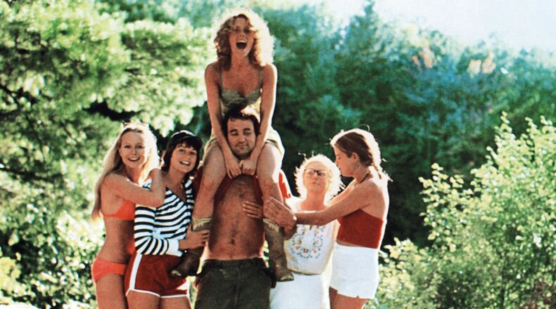 MEATBALLS, from left: Cindy Girling, Margot Pinvidic, Bill Murray, Sarah Torgov (top), Norma Dell'Agnese, Kristine DeBell, 1979, © Paramount/courtesy Everett Collection