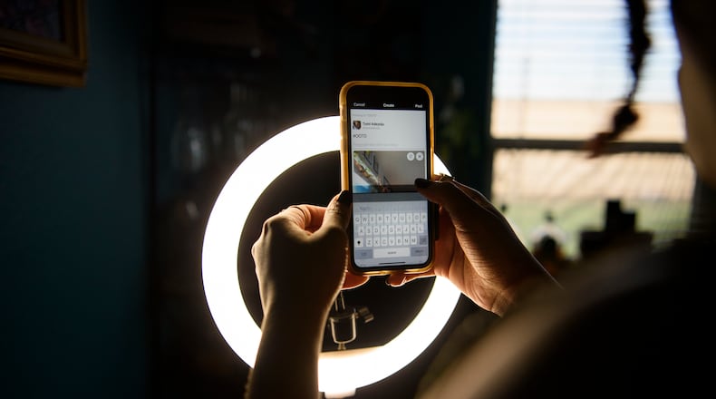 In March, 44 state attorneys general, including Georgia Attorney General Chris Carr, called for TikTok and Snapchat to allow for more collaboration of parental control apps or enhance the parental controls on their own platforms. But parental controls don't solve the actual concerns facing today's youth. (Callaghan O'Hare/The New York Times)