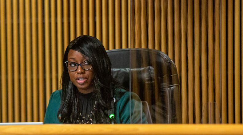 Gwinnett County Commission Chairwoman Nicole Love Hendrickson said new park land would fill in gaps in part of the county. (Rebecca Wright for the Atlanta Journal-Constitution) AJC FILE PHOTO