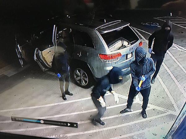 Three men and one juvenile are accused of attempting to rob a gas station near Alpharetta. (Credit: Forsyth County Sheriff's Office)