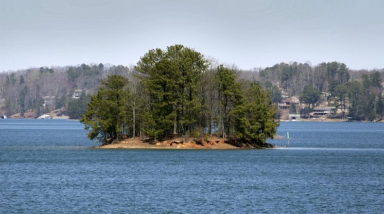 Lake Lanier is at the heart of the decades-long water wars legal feud. AJC file.