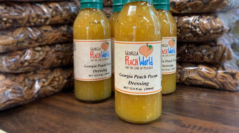 Georgia Peach Pecan Dressing from Georgia Peach World/ Provided by Stephanie Burgos