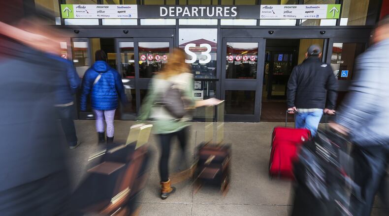Hartsfield-Jackson International Airport is one of Atlanta’s dominant businesses in its expansive logistics industry. Concentrations of one industry can have negative affects on a region during economic downturns. JOHN SPINK/JSPINK@AJC.COM