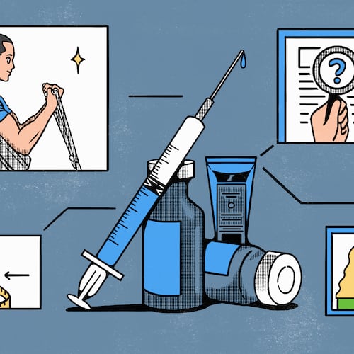 From anti-aging skin care to weight-loss treatments, peptides have quickly moved into the spotlight. Georgia medical experts weigh in on their benefits and risks. (Illustration: Broly Su/AJC)