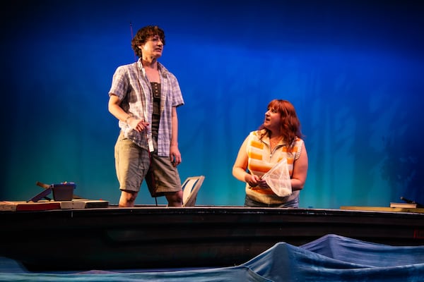 Stoic, unambitious Kendra (left) and outgoing Betty in “The Gulf” are at odds after a six-year relationship.