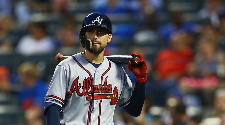 Ender Inciarte is recovering from a back injury.  (Photo by Mike Stobe/Getty Images)
