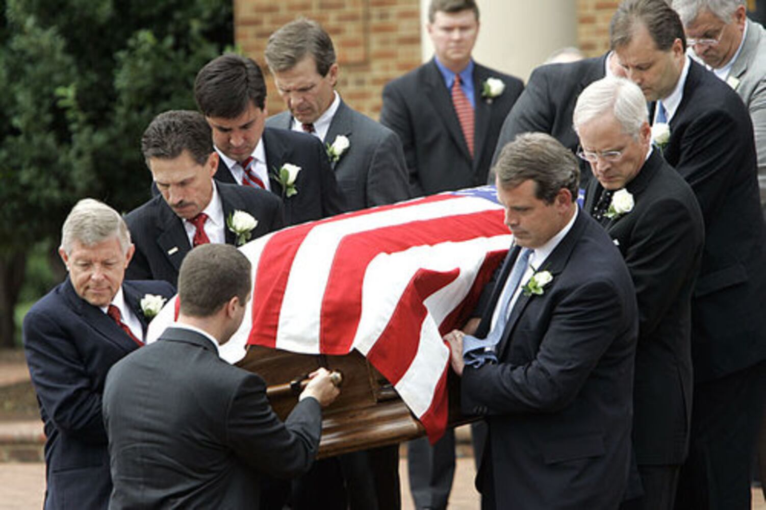 Former Sen. Jesse Helms laid to rest