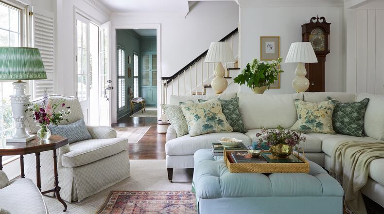 Filling a room with furniture rather than keeping things spare makes a home feel inviting says interior designer Bailey Ward.
(Courtesy of Bailey Ward Interiors / Kelly Blackmon of Emily Followill Photography)