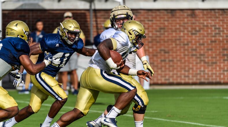 Georgia Tech freshman B-back Jerry Howard.
