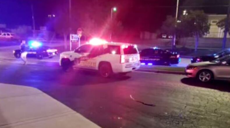 One person was taken to a local hospital with several gunshot wounds after a shooting outside a Kroger, Clayton County police said.