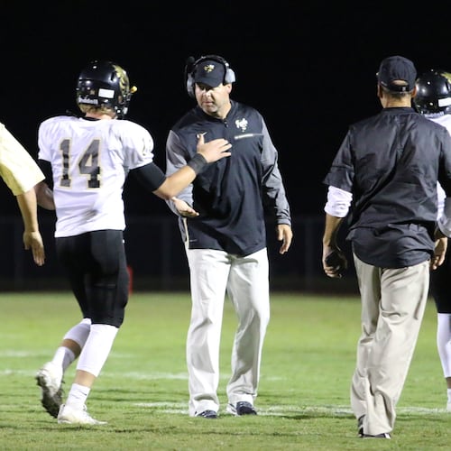 Biff Parson was selected by Georgia High School Football Daily as one of the best hires of this century, noting he took Rockmart to heights not seen since the 1950s. (AJC File)