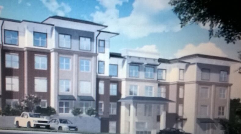 A four-story building of 65 rental apartments will be built in Smyrna for senior citizens, ages 62 and above. (Courtesy of Smyrna and Prestwick Land Holdings)