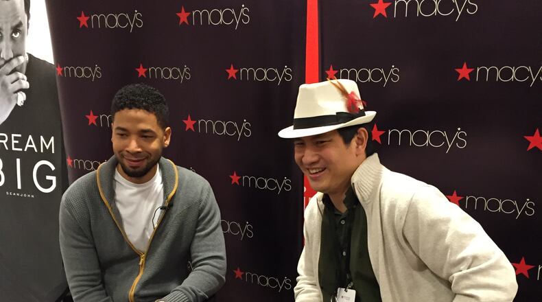 Jussie Smollett of "Empire" and I talk at Macy's about his work with SeanJohn and (of course) "Empire." CREDIT: Helen Kim Ho