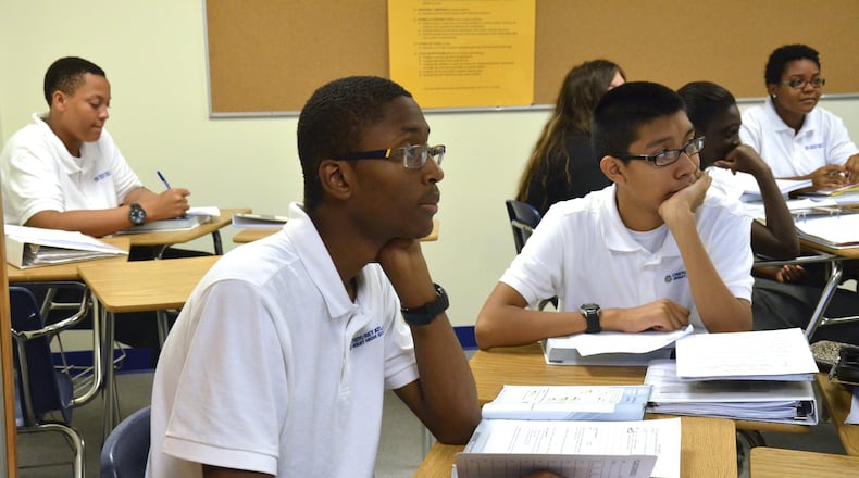 Cristo Rey Atlanta Jesuit High School is one of many strong alternatives to public school that could help relieve public schools as enrollment surges.(Special)