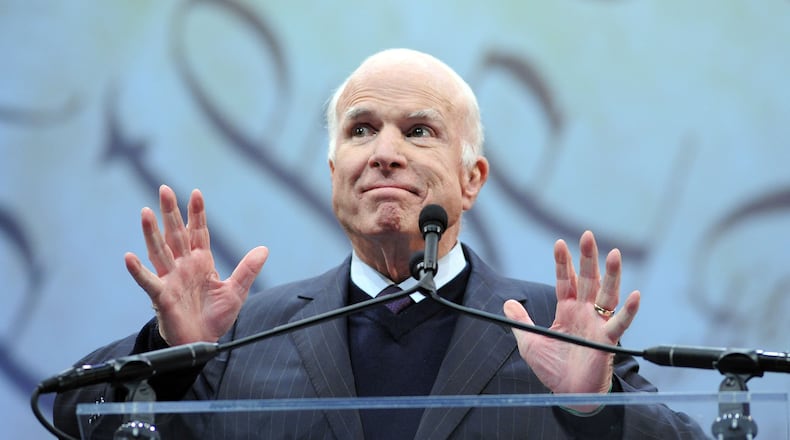 U.S. Sen. John McCain, R-Ariz., in a 2017 file photo. William Thomas Cain/Getty Images