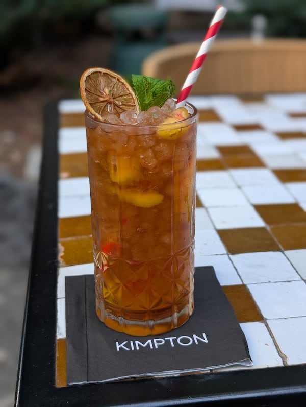 Rooftop bar St. Julep at the Kimpton Sylvan Atlanta-Buckhead delivers Southern charm with Sunset Cruise. (Courtesy of Sean Satterlee)