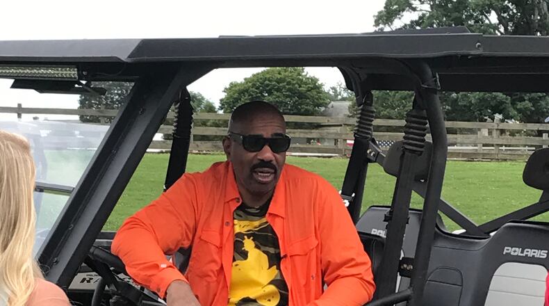 Steve Harvey is in Atlanta this weekend for his annual mentorship program to help at-risk male teens. CREDIT: Rodney Ho/rho@ajc.com