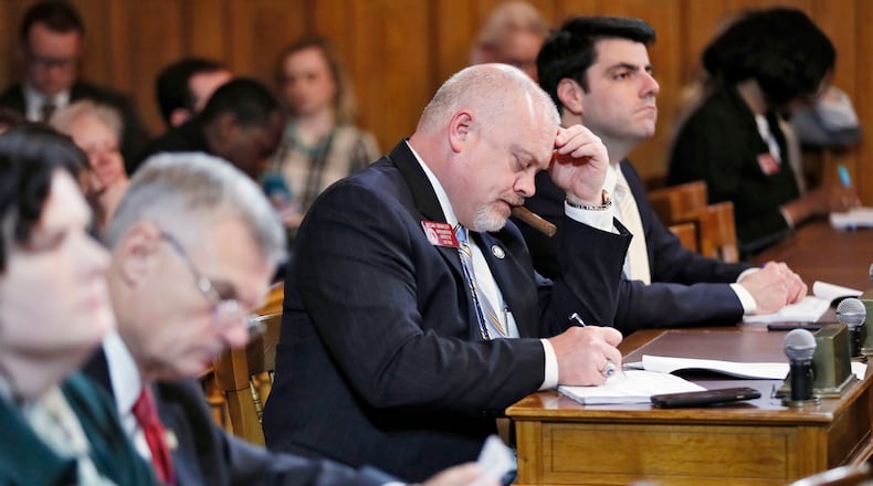 State Rep. Micah Gravley, R-Douglasville. BOB ANDRES /BANDRES@AJC.COM