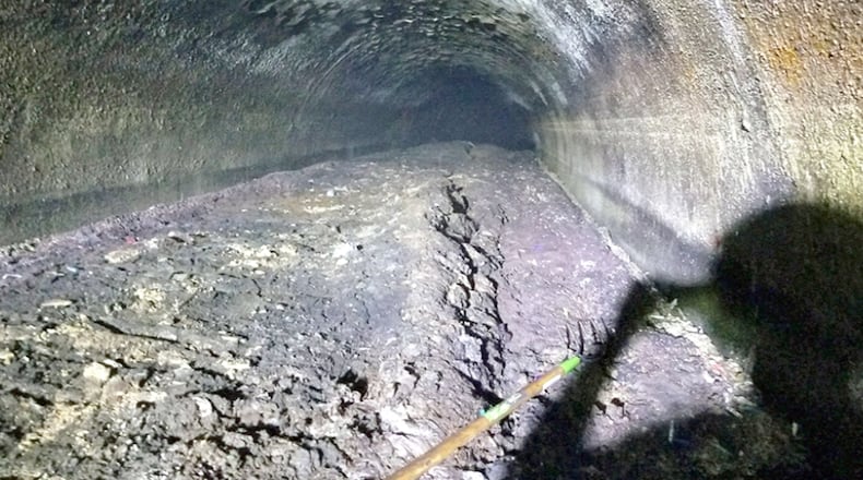 A 100-feet-foot-long, 11-feet-foot wide "fatberg" was found in a Michigan sewer.