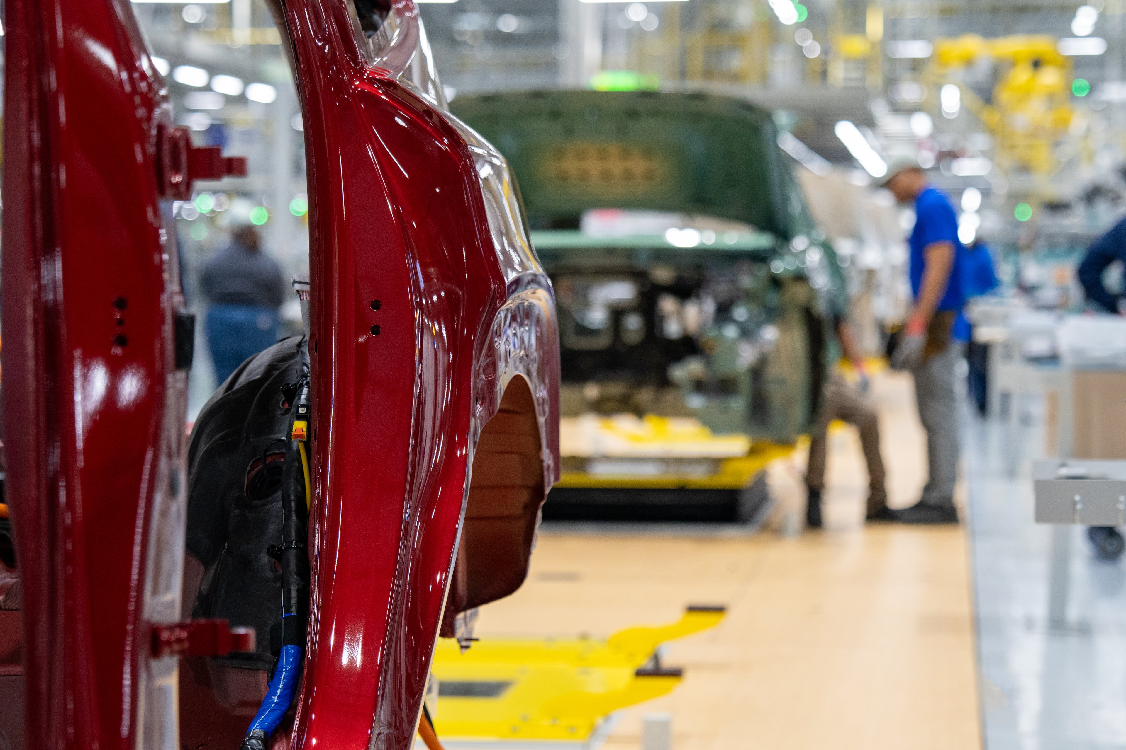 The Hyundai IONIQ 9 all-electric SUV is built at the Hyundai Metaplant in Ellabell, near Savannah. The factory opened in October 2024. (Courtesy of Hyundai Motor Group)