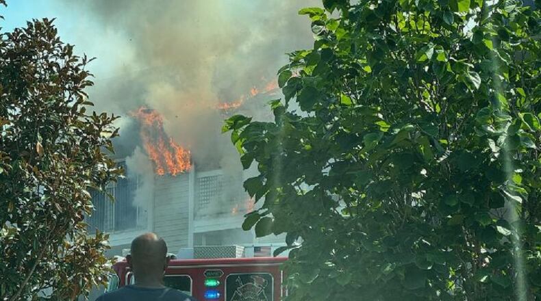 The fire happened at the Metro Extended Stay Hotel at 184 Freys Gin Road.