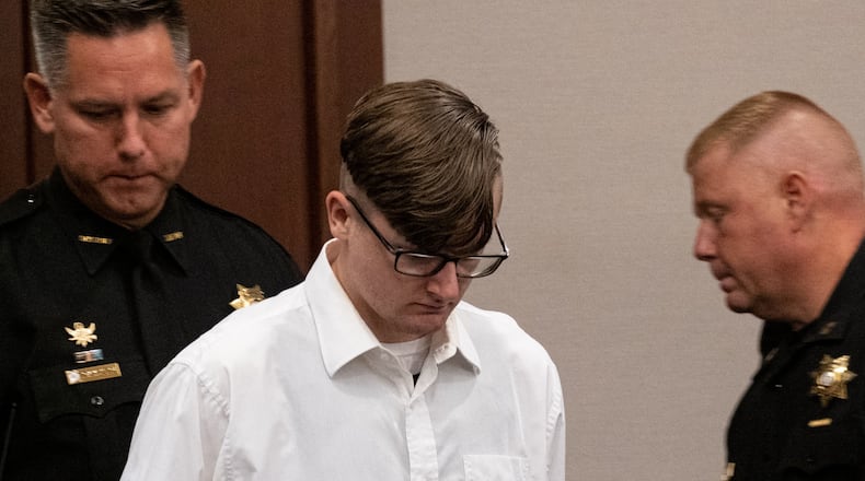 210727-Canton- Robert Aaron Long enters Superior Court of Cherokee County in Canton on Tuesday morning, July 27, 2021, for his plea hearing in the spa shootings. Ben Gray for the Atlanta Journal-Constitution