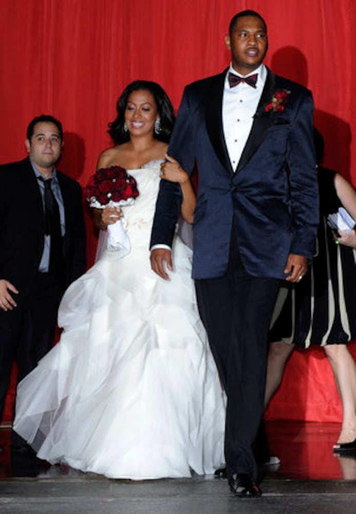 Carmelo Anthony, LaLa Vazquez wed in NYC