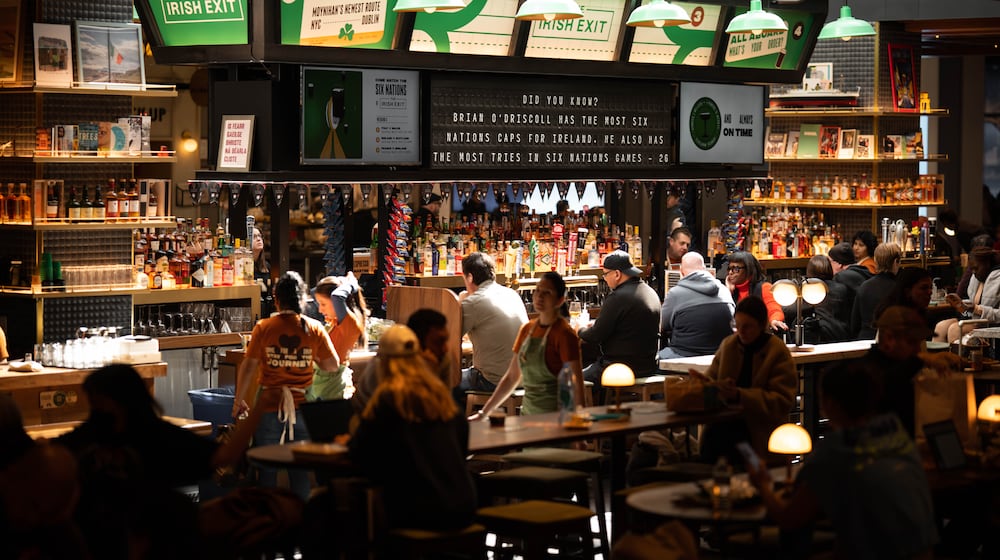 A rendering shows the Irish Exit, a New York City-based bar set to open in Centennial Yards. (Courtesy of the Irish Exit)