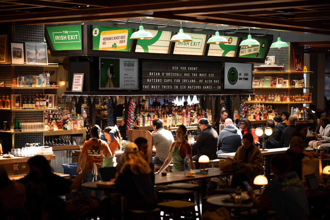 A rendering shows the Irish Exit, a New York City-based bar set to open in Centennial Yards. (Courtesy of the Irish Exit)
