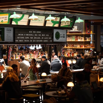 A rendering shows the Irish Exit, a New York City-based bar set to open in Centennial Yards. (Courtesy of the Irish Exit)