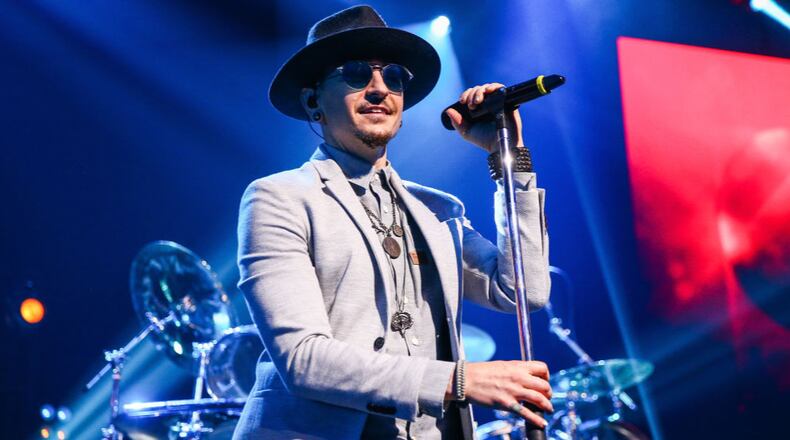 Chester Bennington of Linkin Park (Photo by Rich Fury/Getty Images)